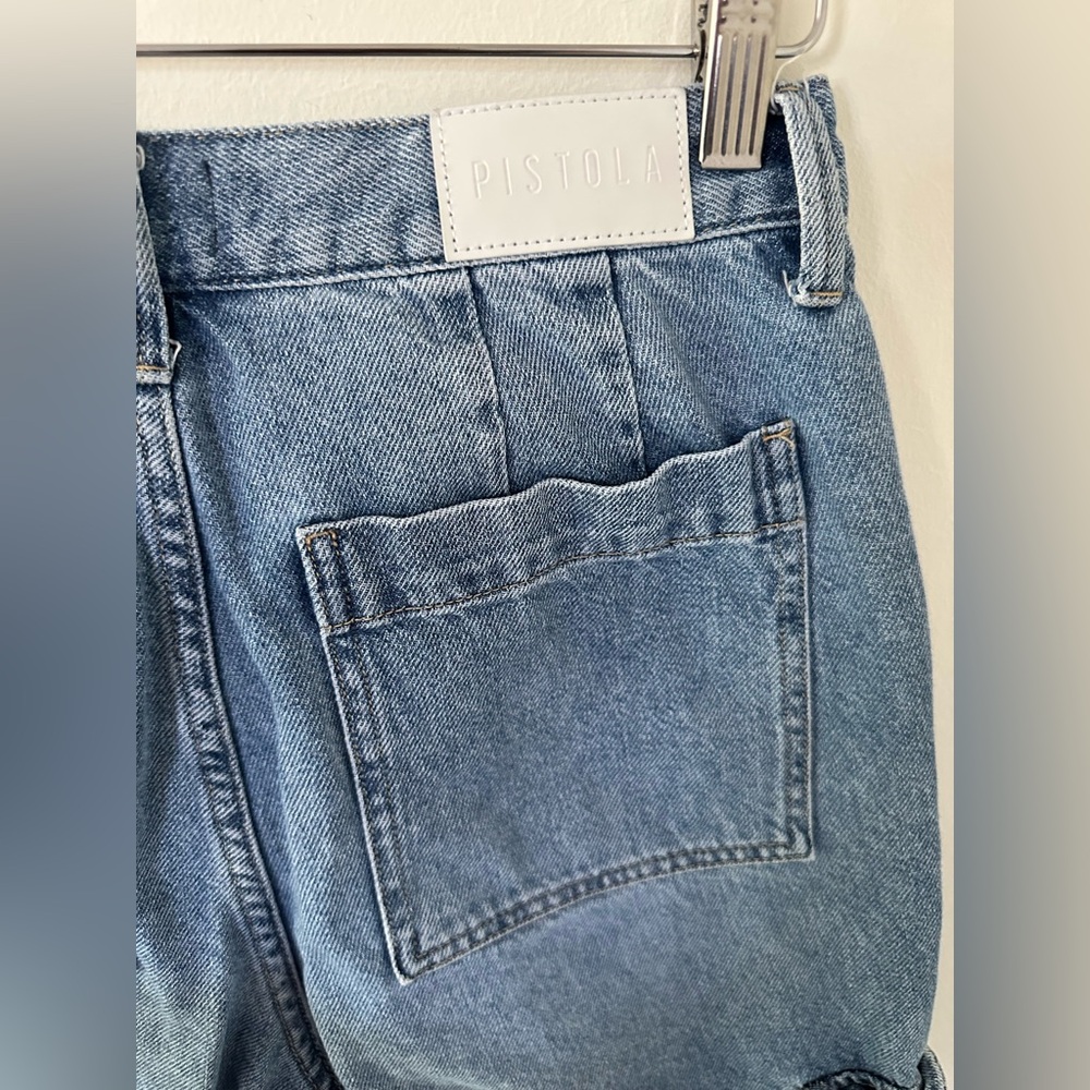 Pistola Josephine High Rise Tapered Cargo Jean - Picture 6 of 12